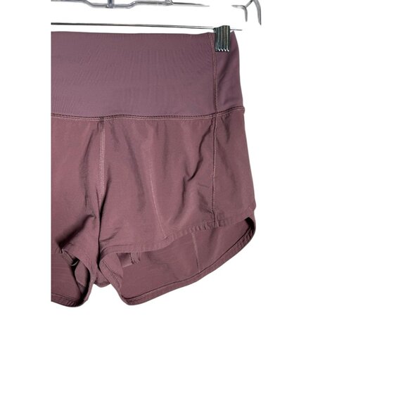 Lululemon Womens Running Shorts Zipper Pocket Size 2 FLAWED - Picture 2 of 6